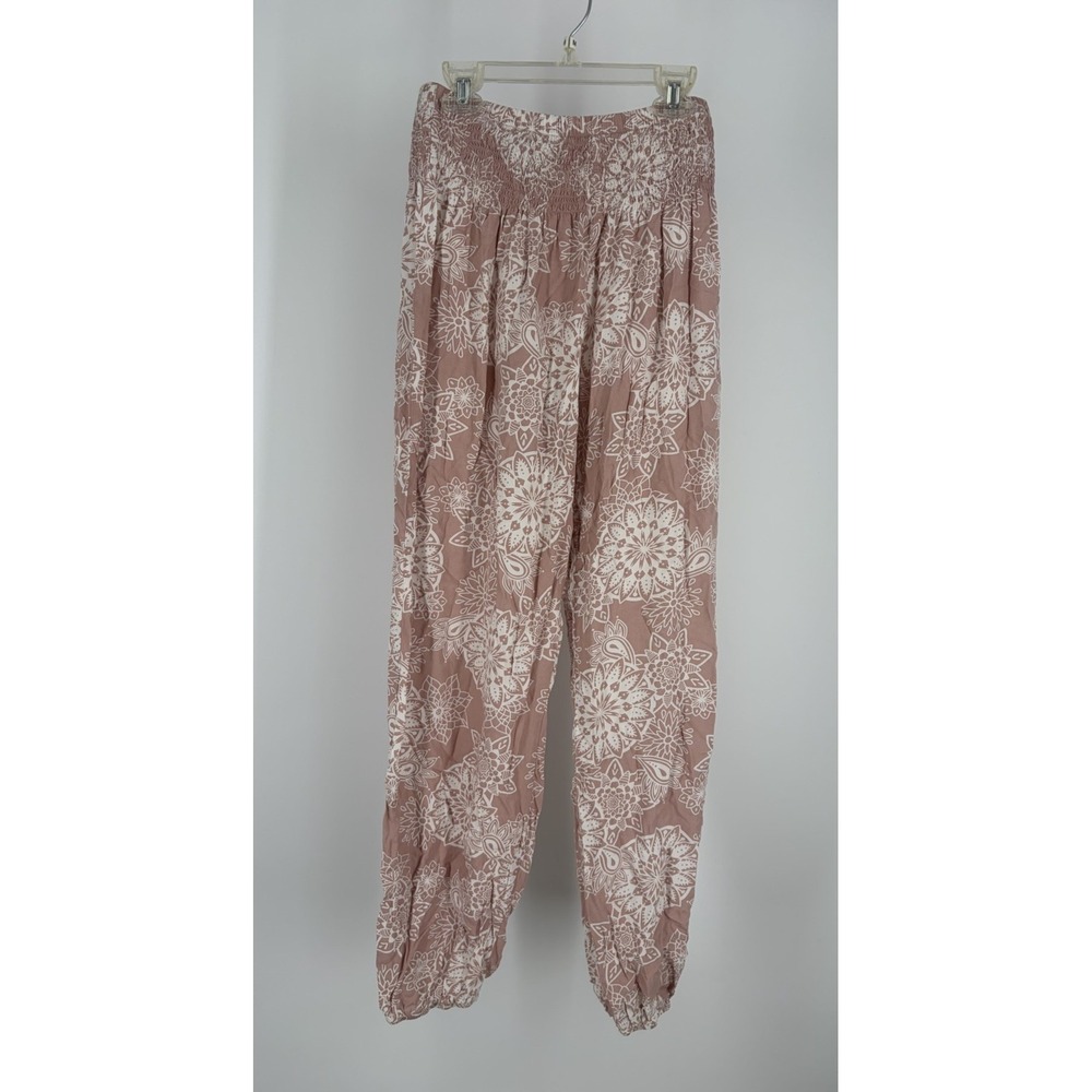 Lotus and Luna Lot Of 2 Harem Pants S/M Boho Rayon Festival Lounge Flowy